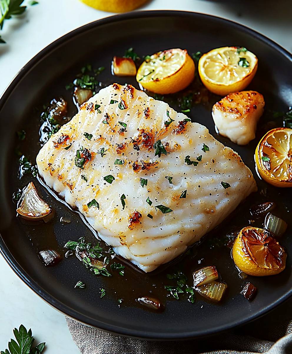 Garlic Butter Cod Dish