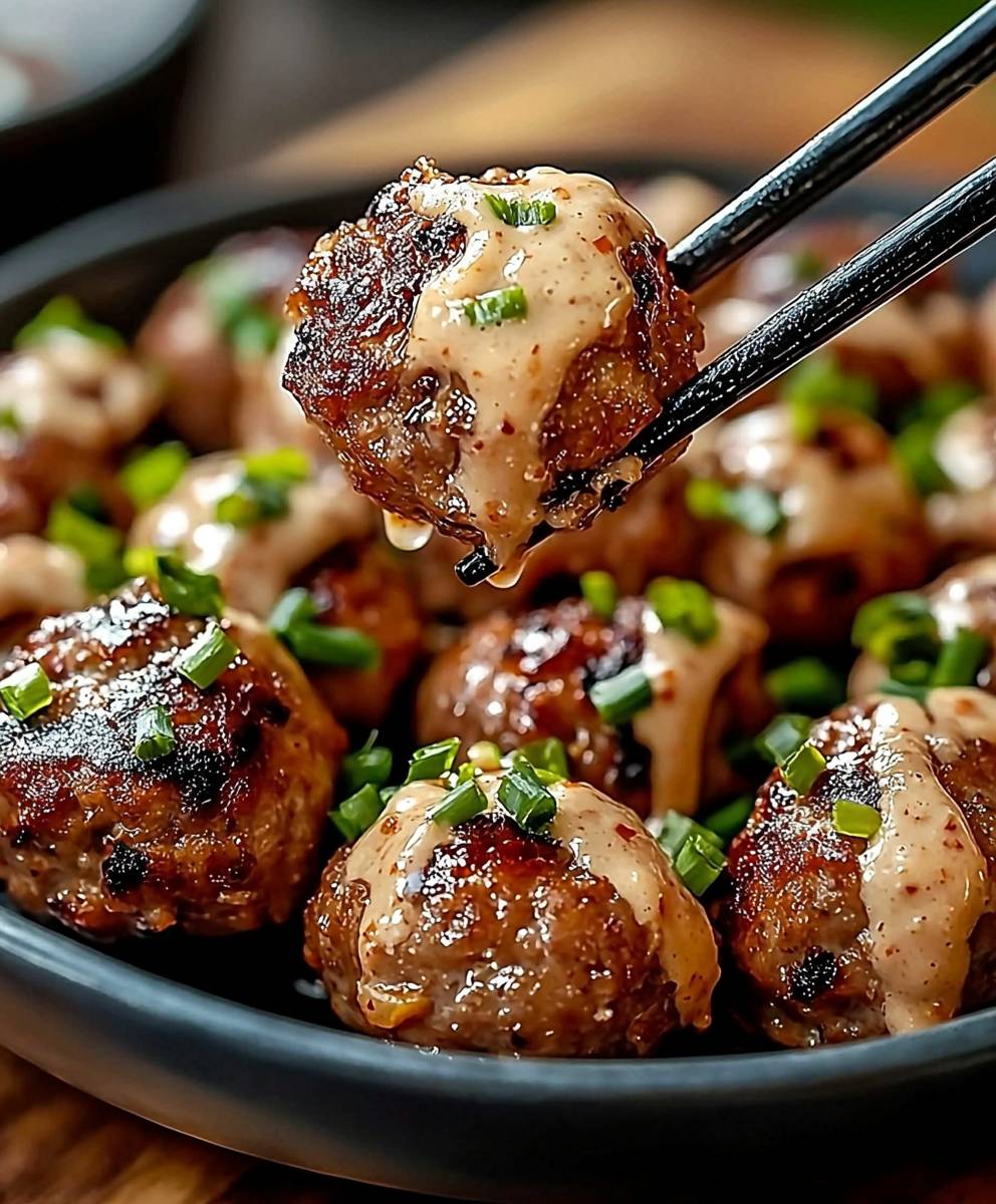 Korean BBQ Meatballs