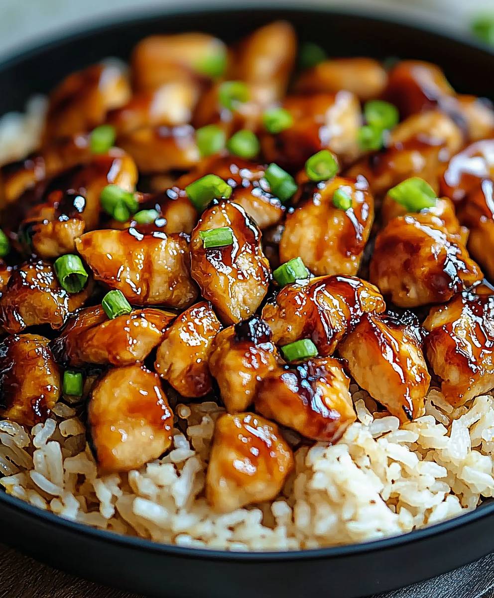 Honey BBQ Chicken Rice