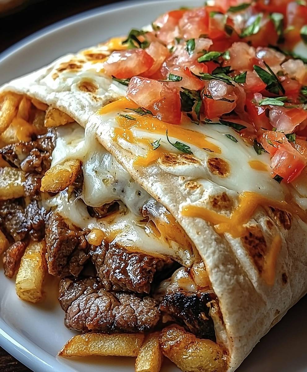 Steak and Cheese Burritos