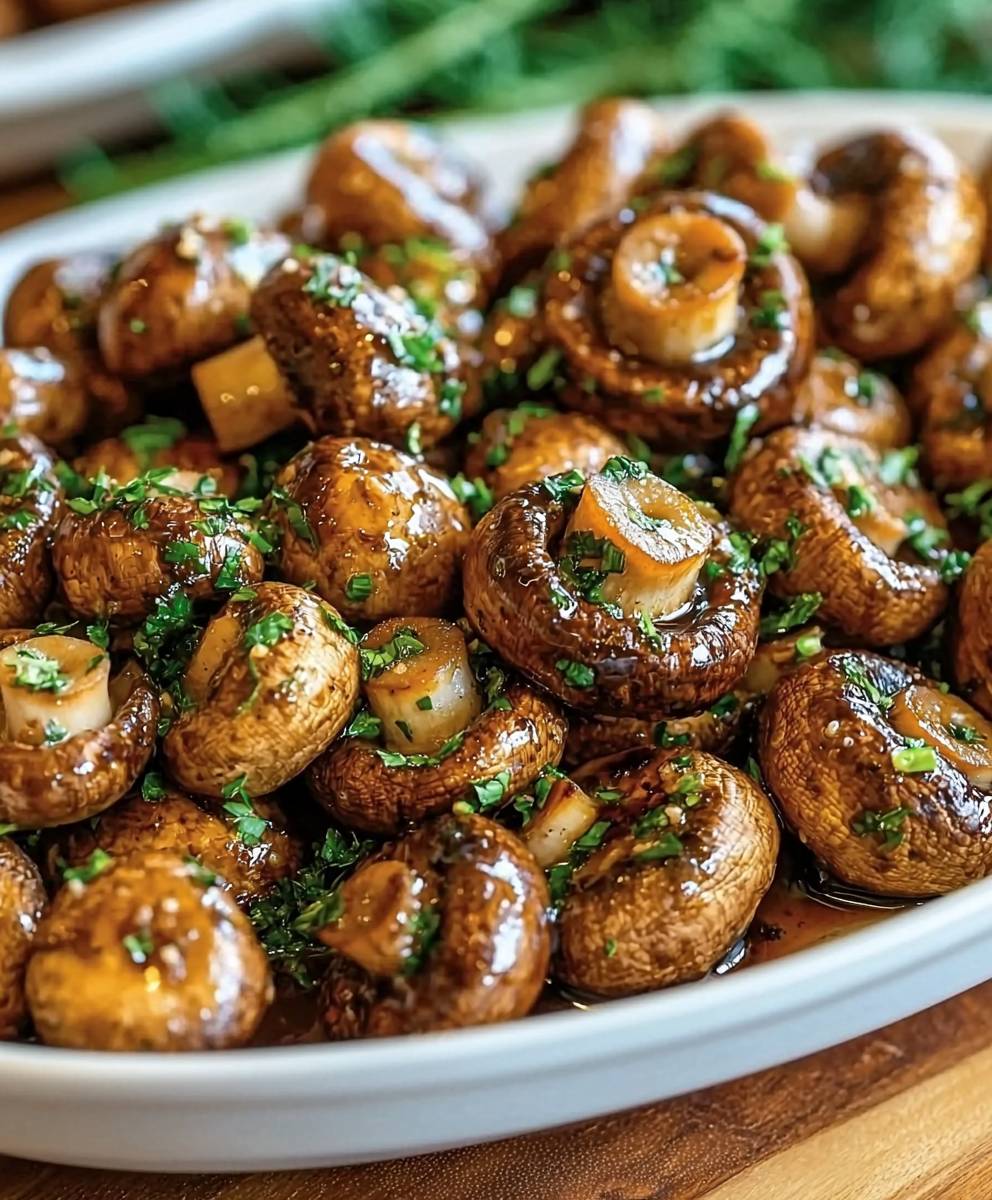 Oven-Roasted Mushrooms with Soy Sauce