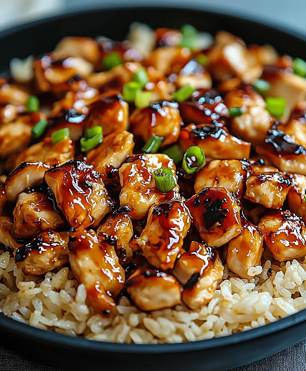 Honey BBQ Chicken Rice