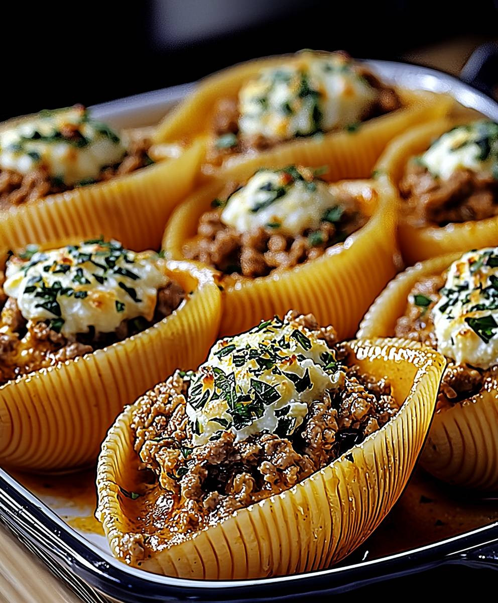 Beef-Stuffed Shells
