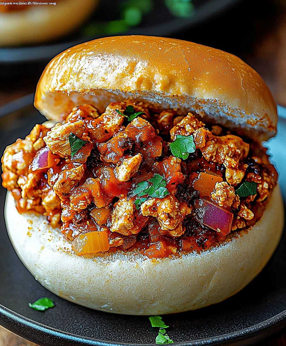 Cajun Chicken Sloppy Joes