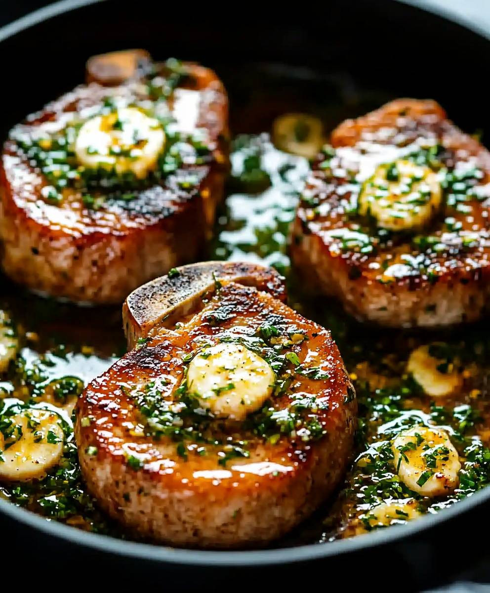 Garlic Butter Pork Chops