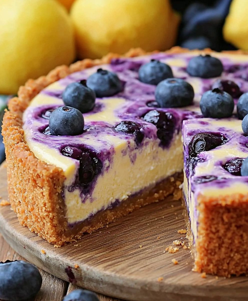 Lemon Blueberry Cheesecake Dessert