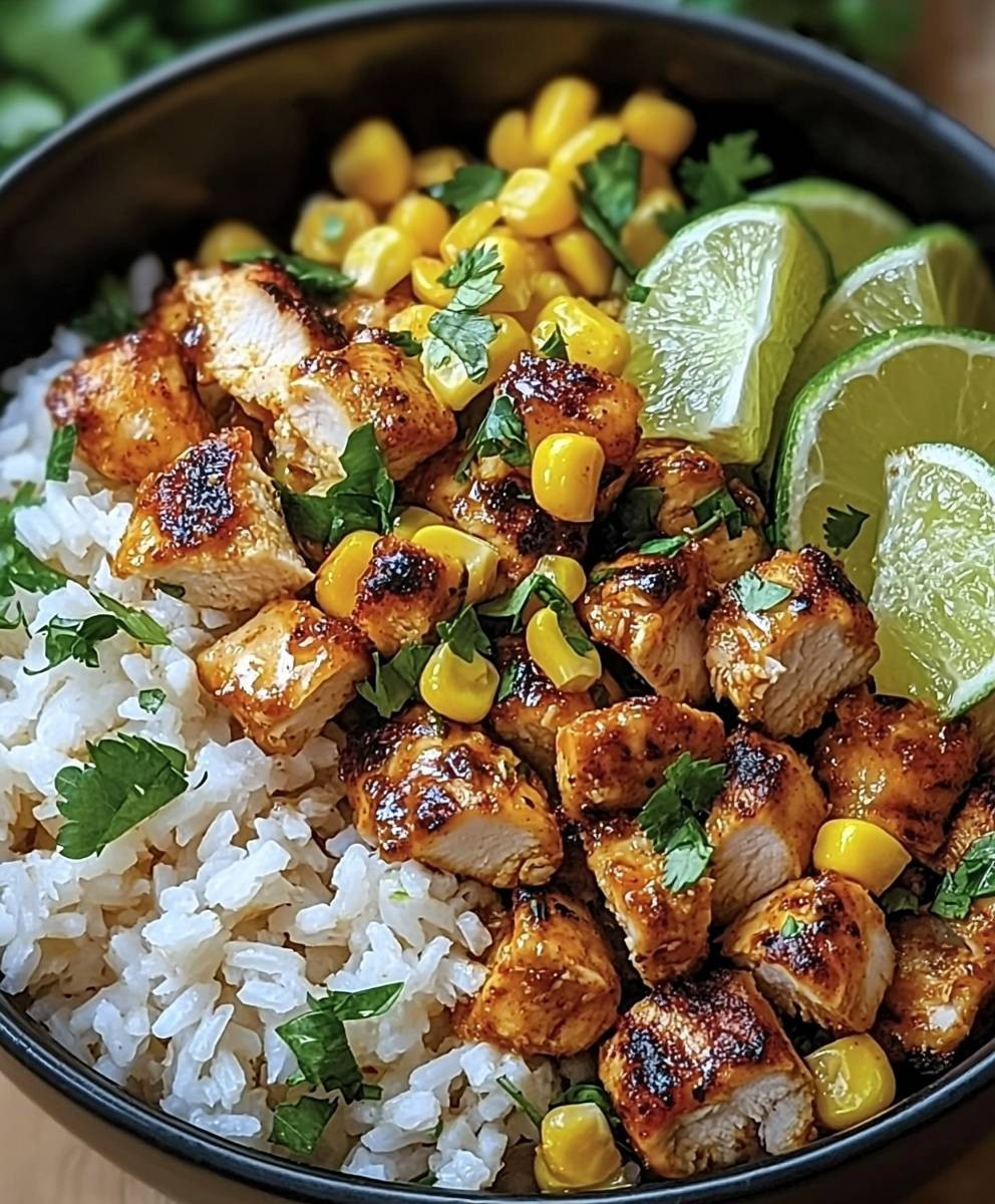 Street Corn Chicken Bowl