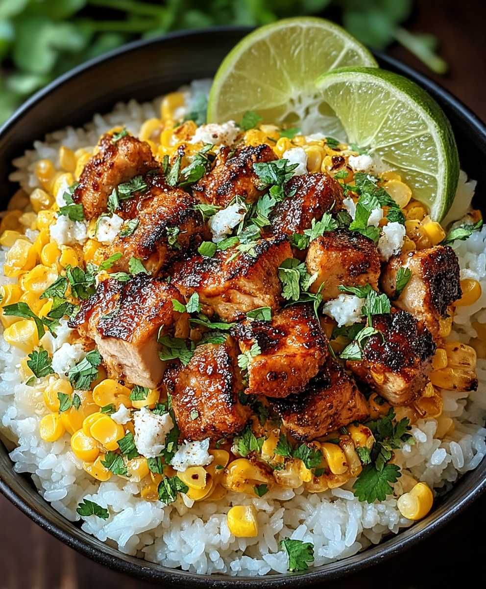 Street Corn Chicken Bowl
