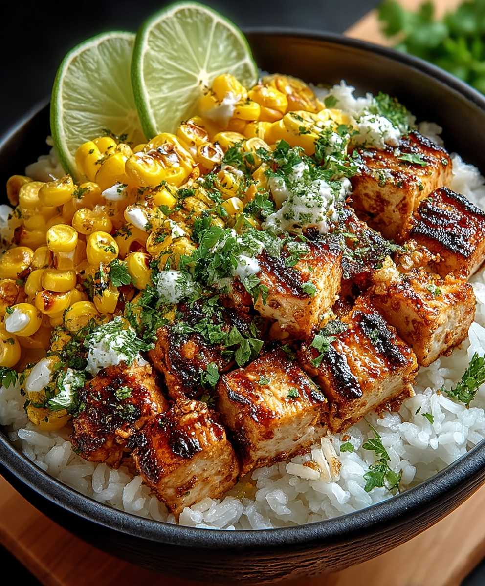 Street Corn Chicken Bowl