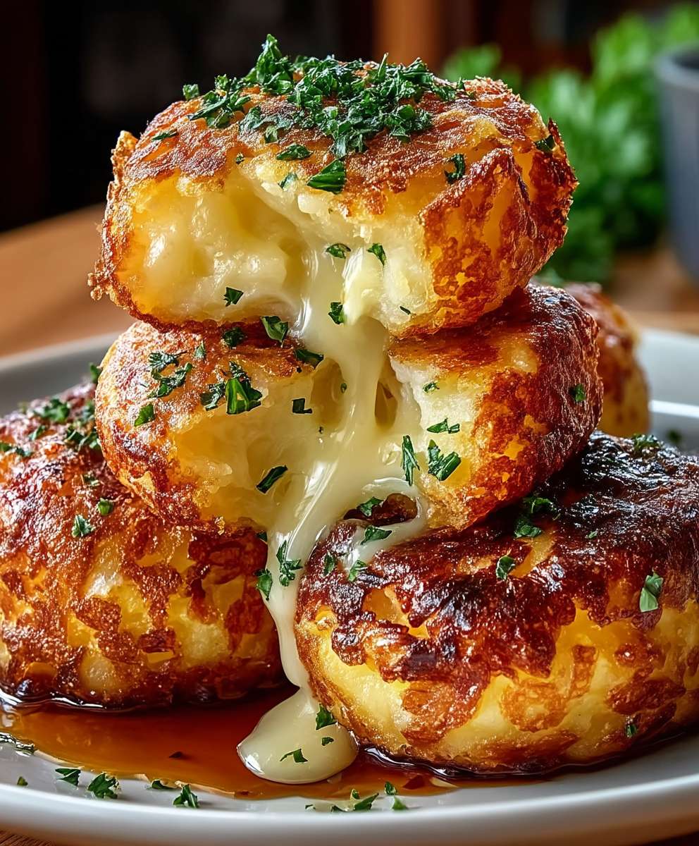 Mashed potato cheese puffs