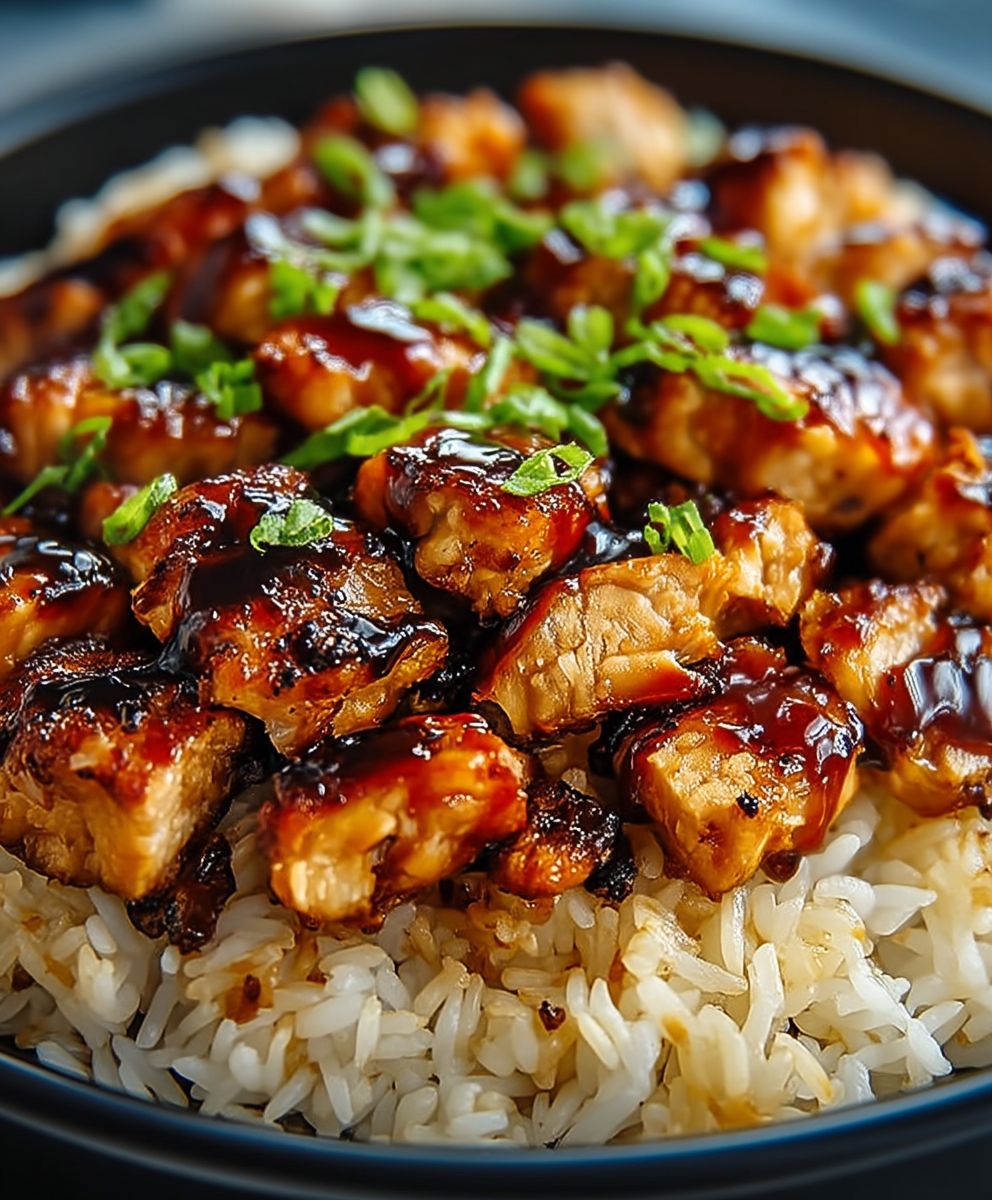 Honey BBQ Chicken Rice