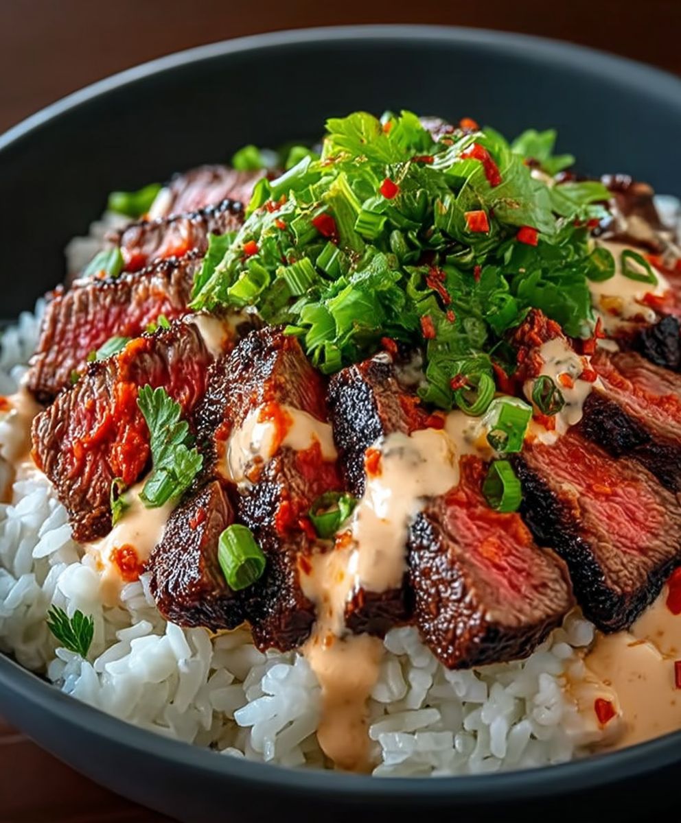Korean BBQ Steak Bowls