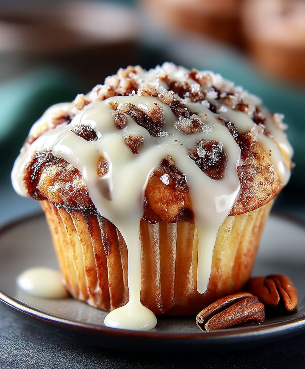 Cinnamon roll muffins