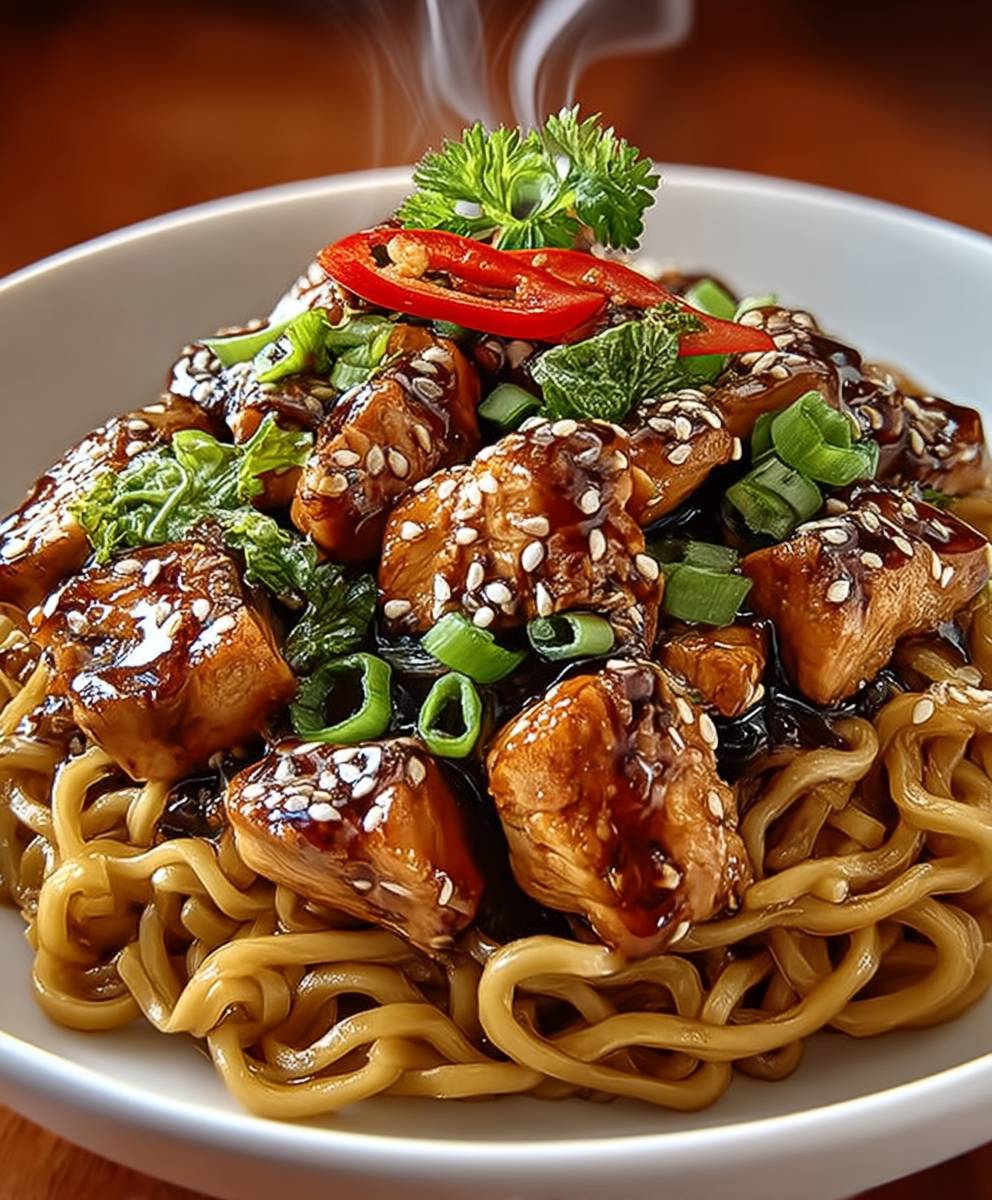 Chicken Teriyaki Noodles