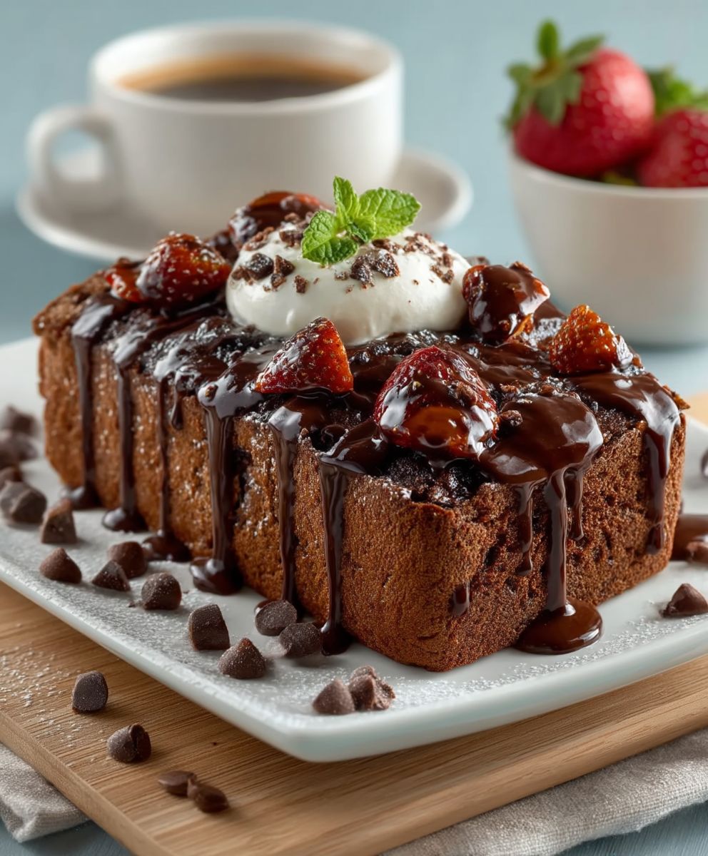 Fudge Brownie Bread