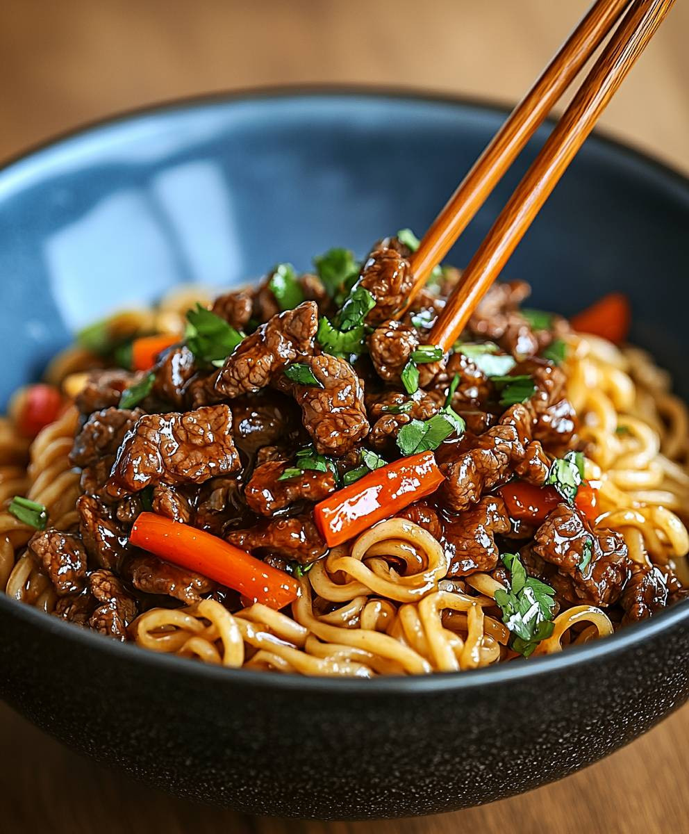 Hoisin Beef Noodles