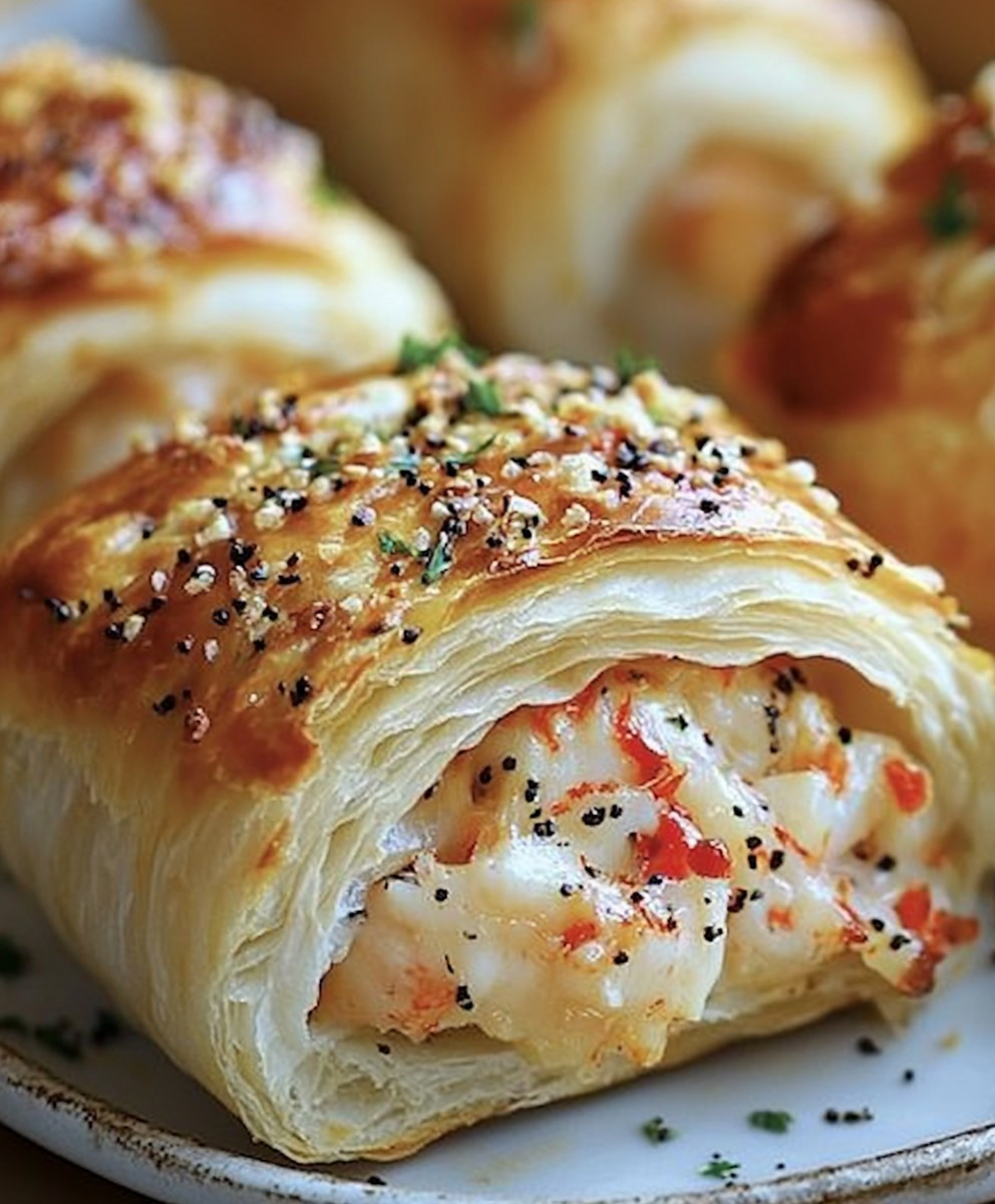Crab Cheese Crescent Rolls