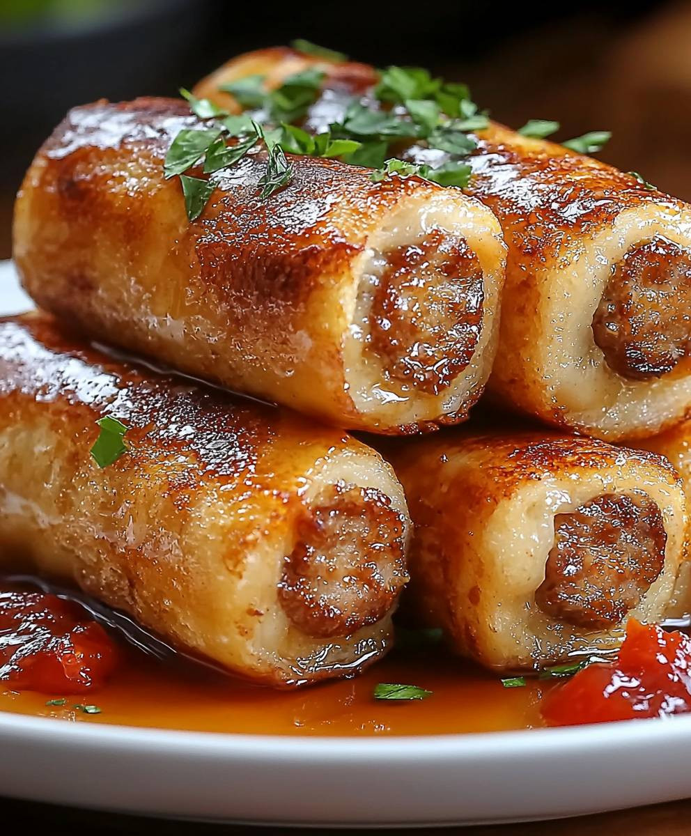 Sausage French Toast Roll-Ups