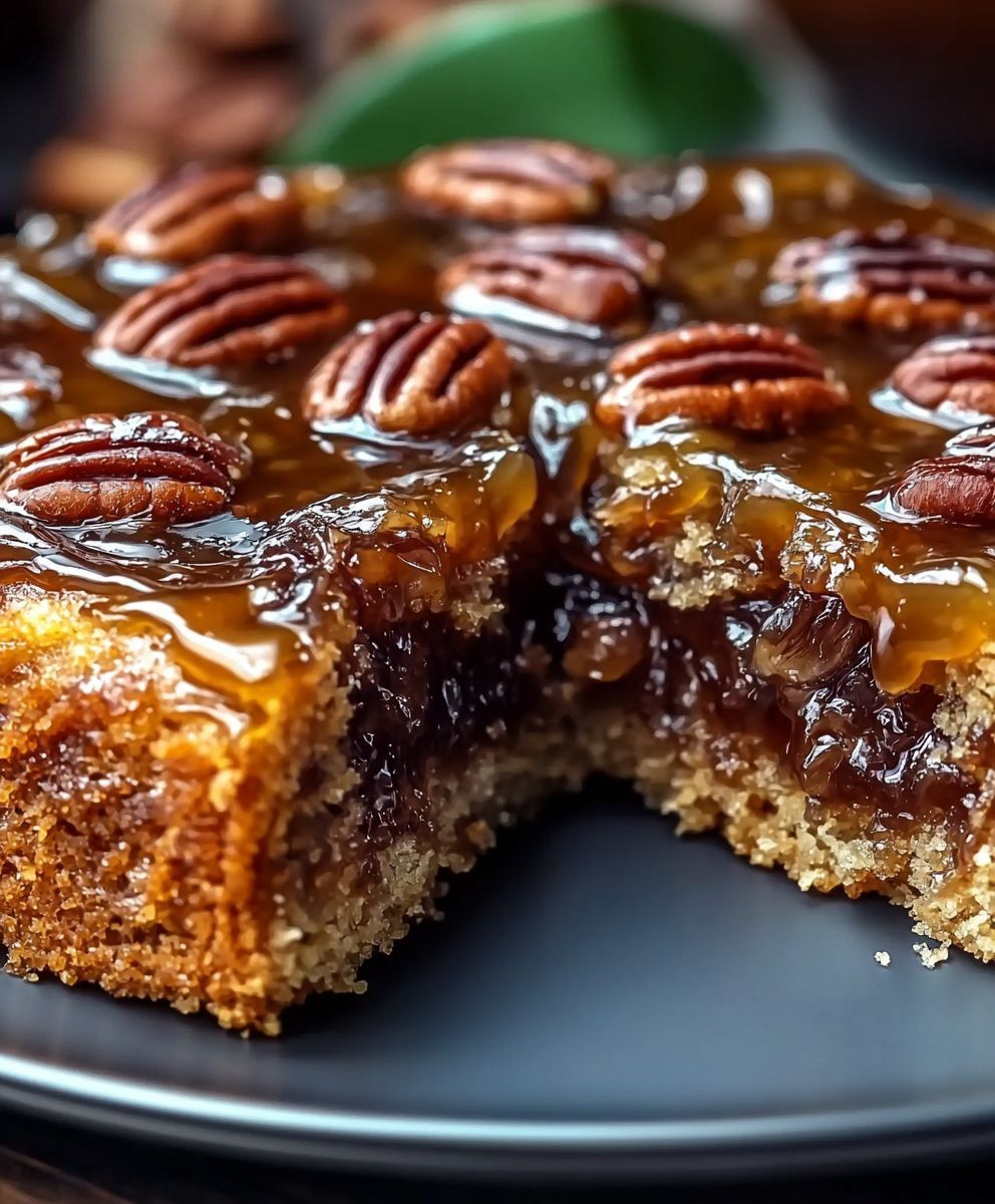 Pecan Upside Down Cake