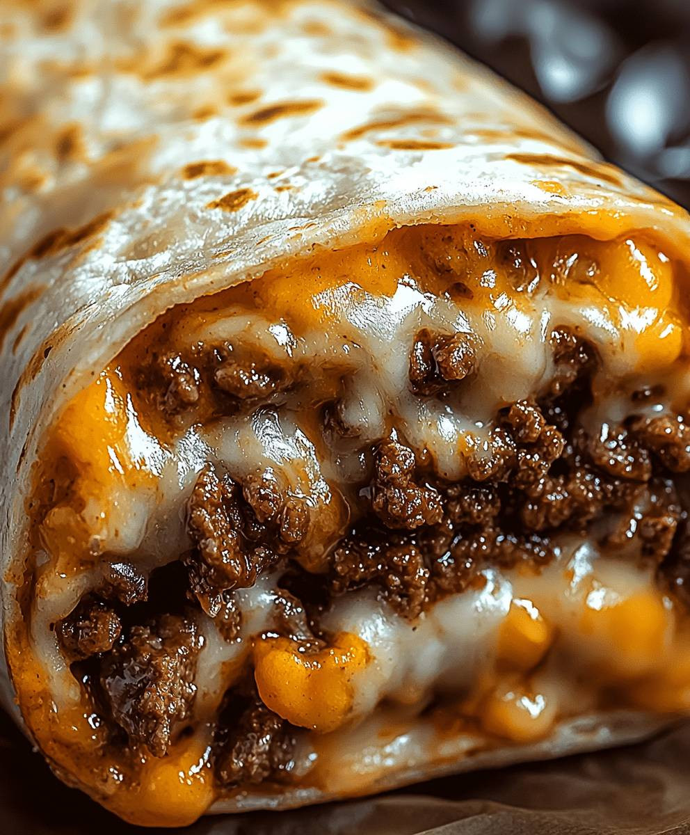 Beefy Melt Burrito
