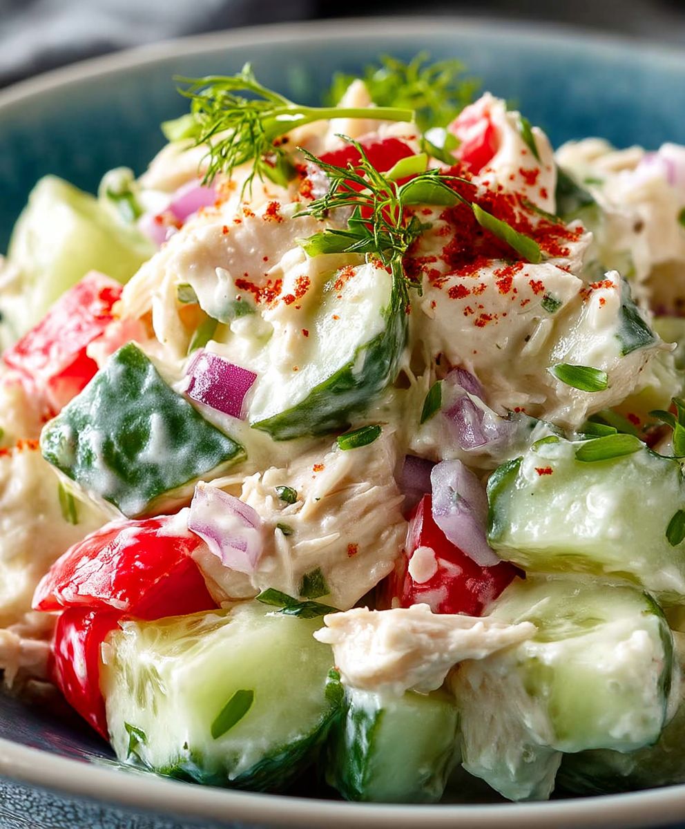 Cucumber Chicken Salad