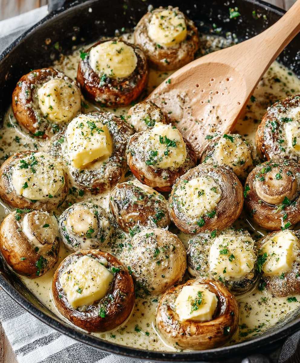 Garlic Parmesan Mushrooms