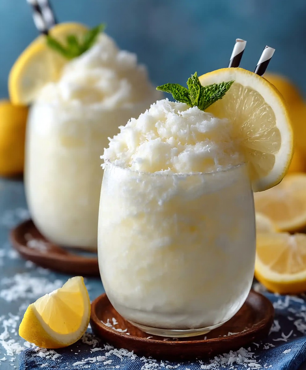 Frozen Coconut Lemonade