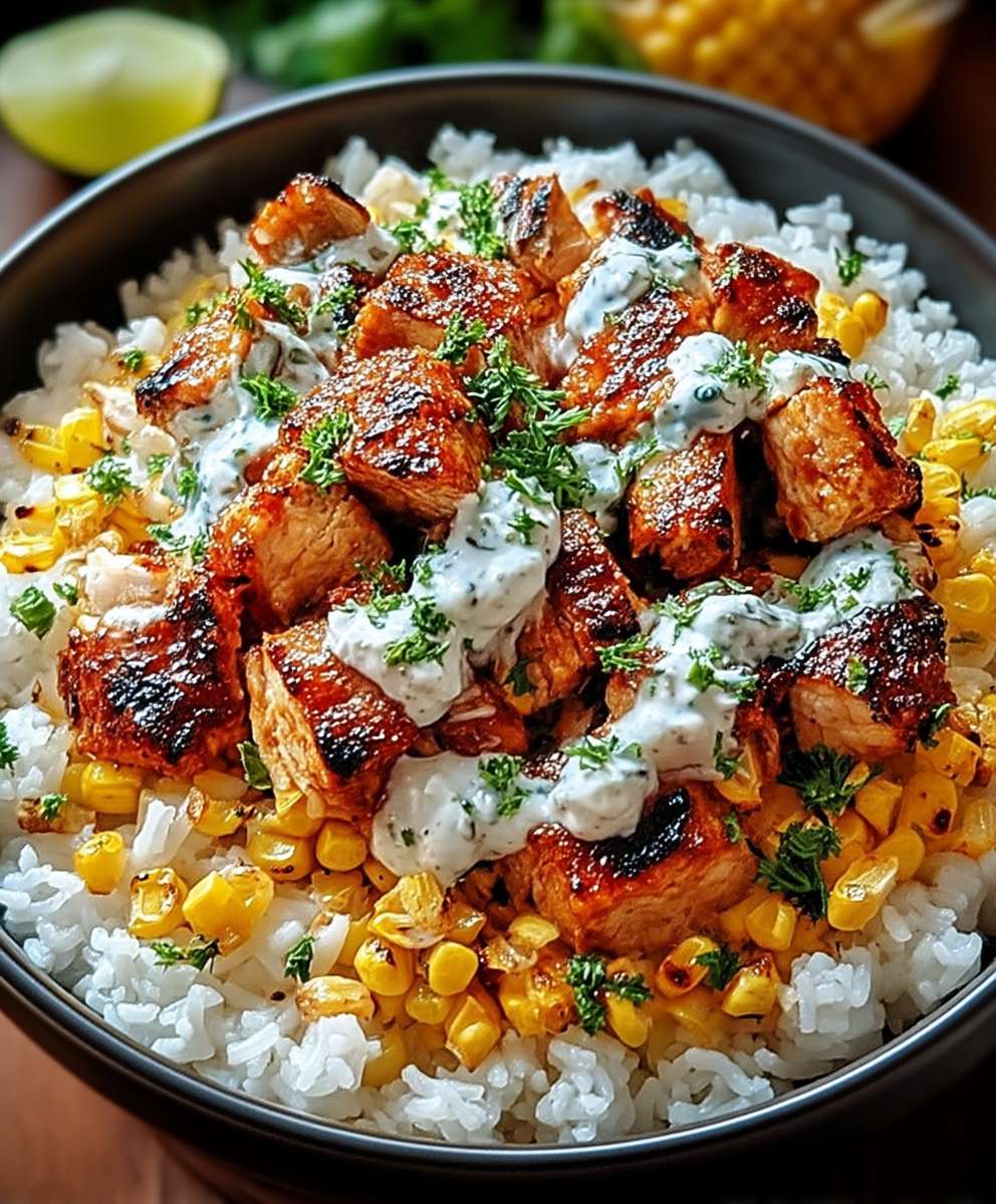 Street Corn Chicken Bowl