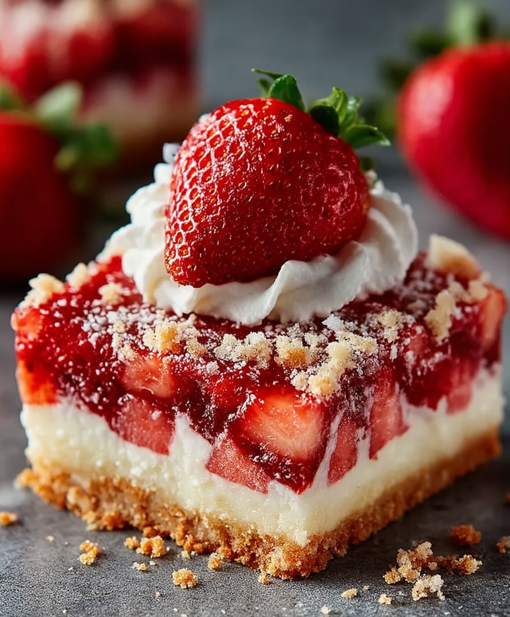 Strawberry Shortcake Bars
