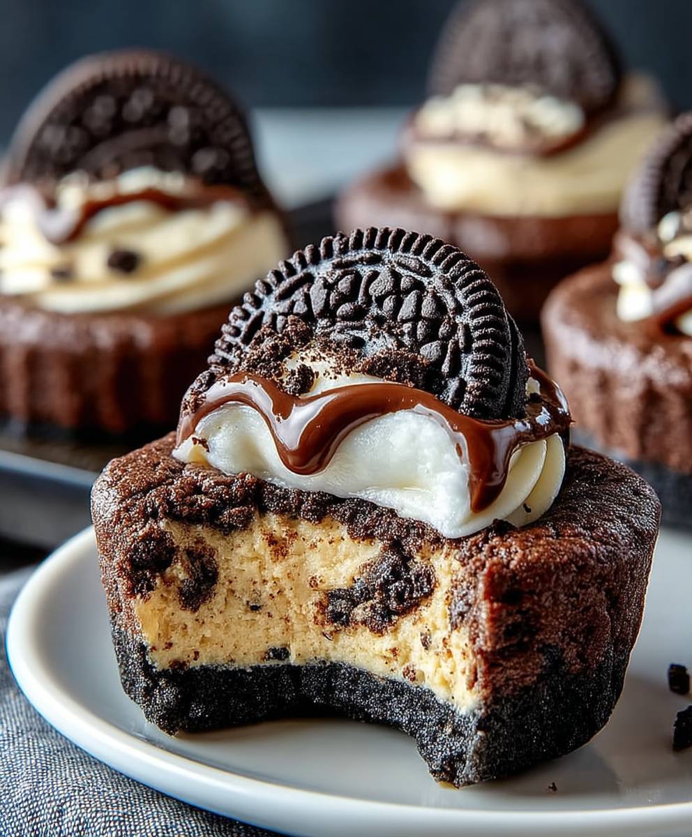 Oreo Cheesecake Cookie Cups