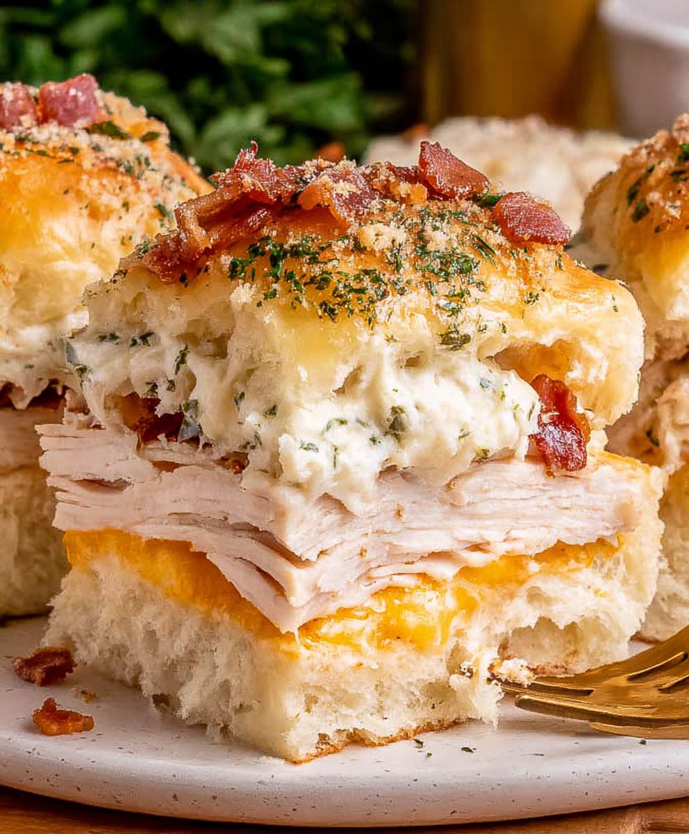 Chicken Bacon Ranch Sliders