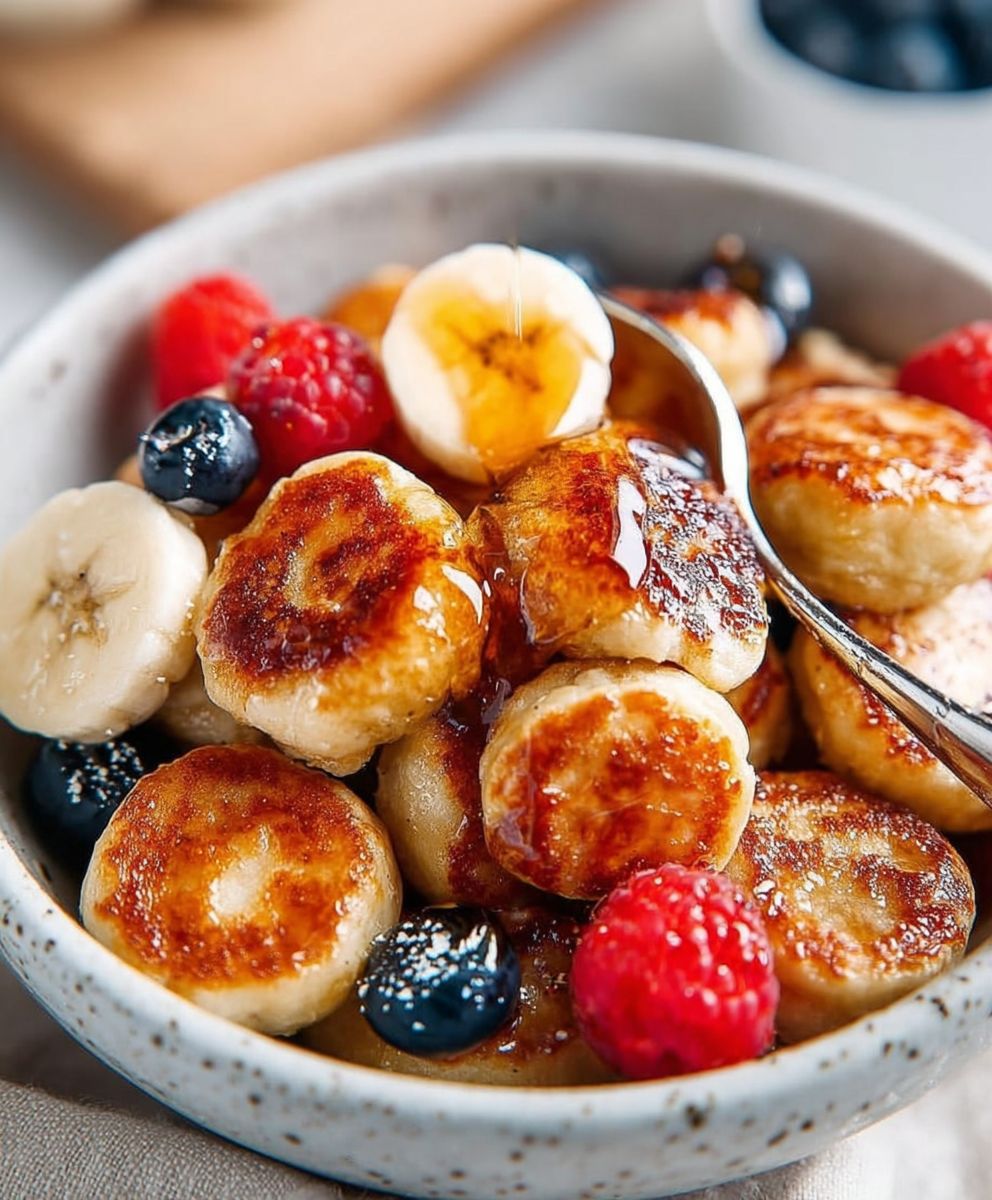 Banana Pancake Bites
