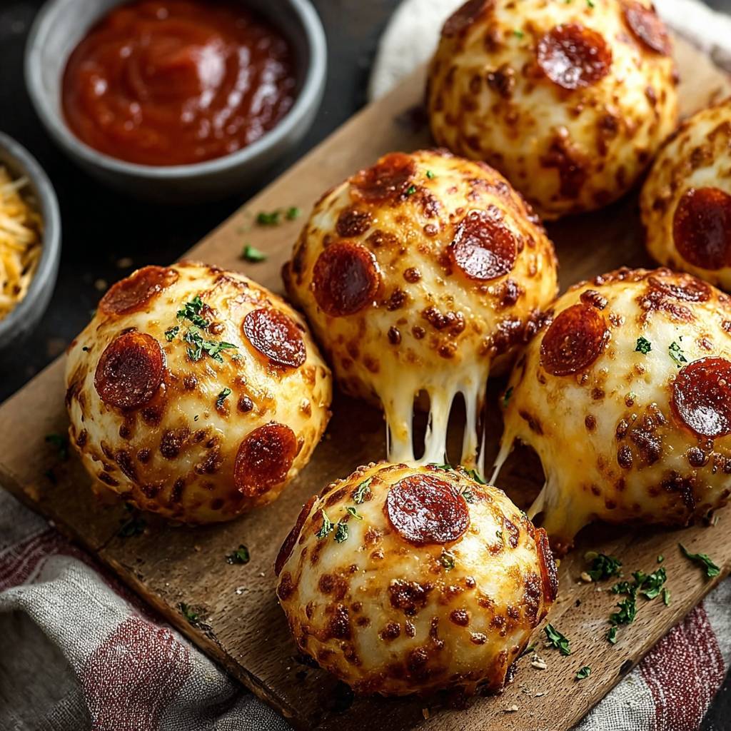 Pepperoni Pizza Bombs