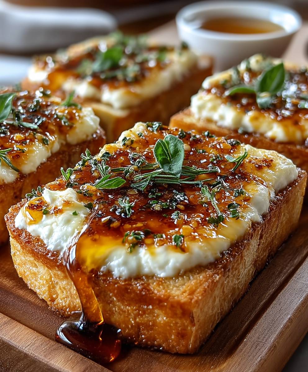 Hot honey garlic bread pizza