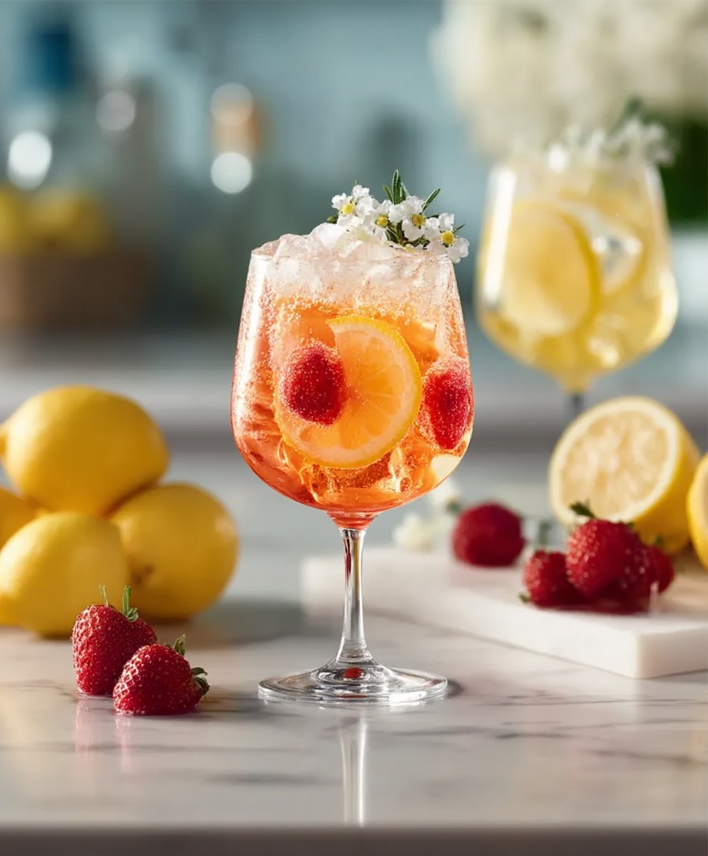 Honey Lemon Spring Drink