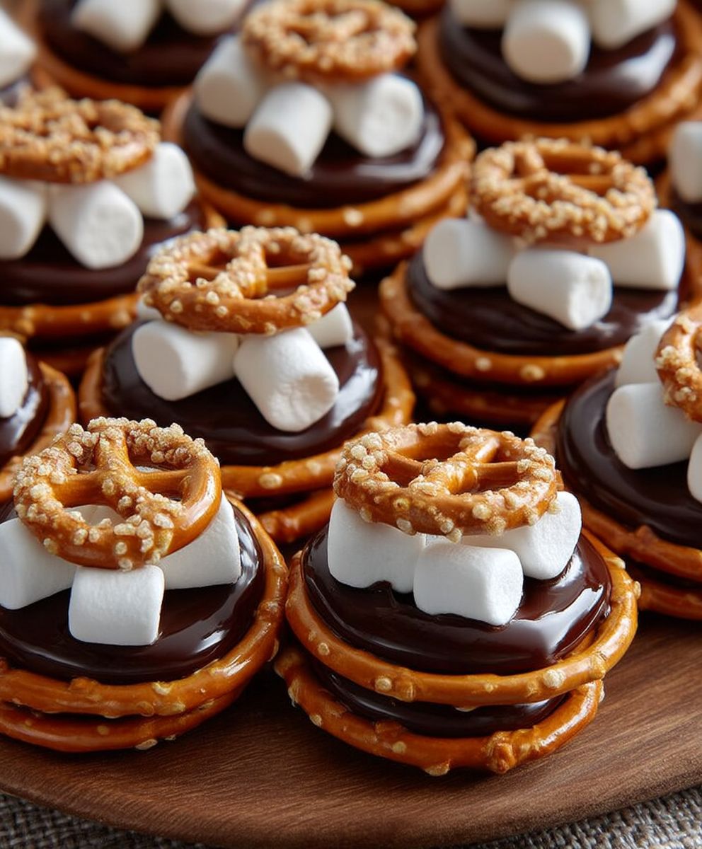 Smores Pretzel Bites