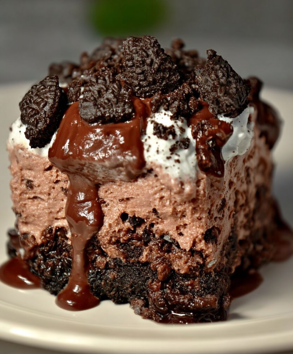 Oreo dirt cake
