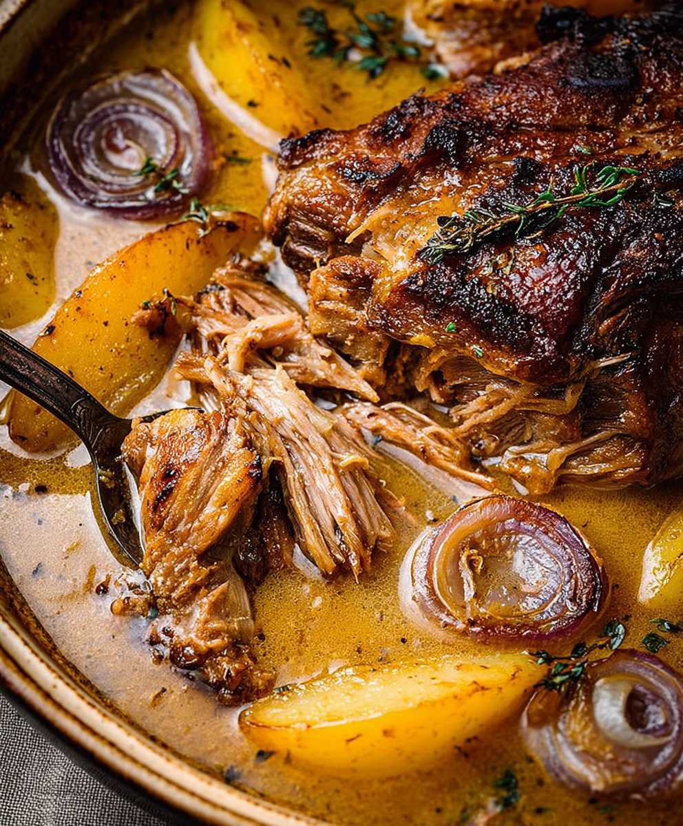Apple Cider Braised Pork