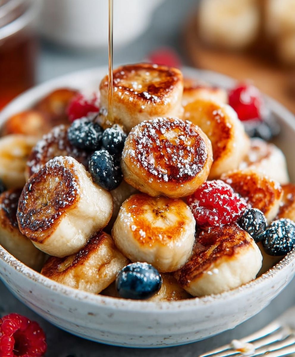 Banana Pancake Bites