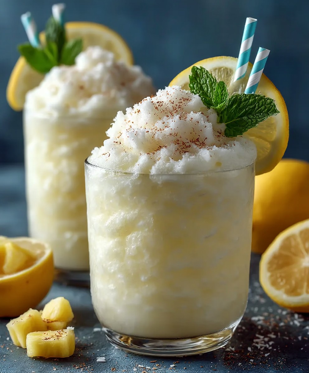 Frozen Coconut Lemonade