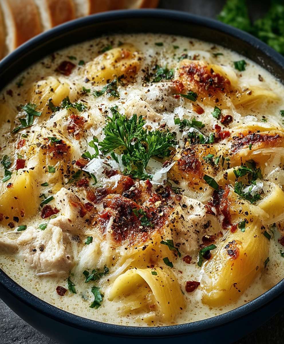 White Lasagna Soup