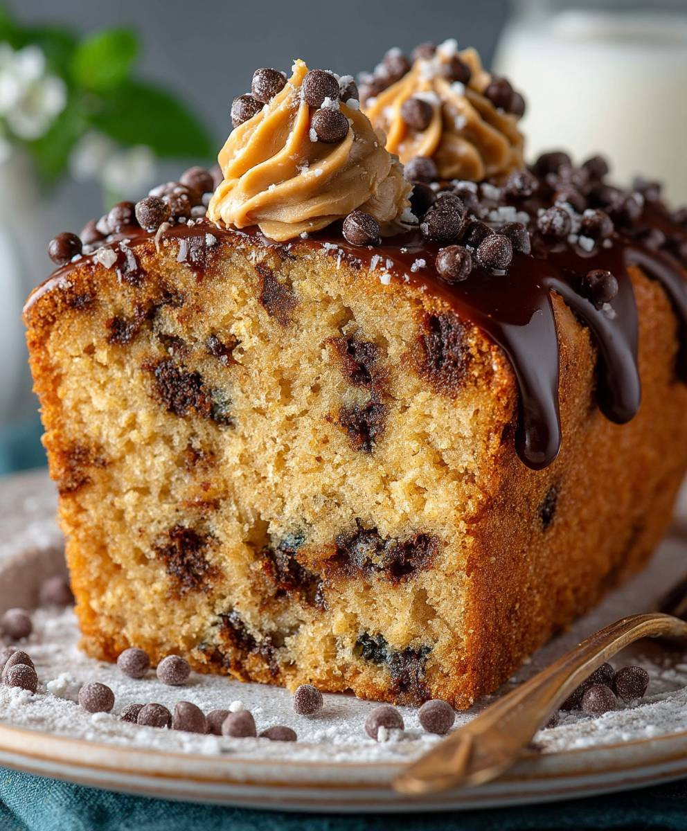 Peanut butter pound cake