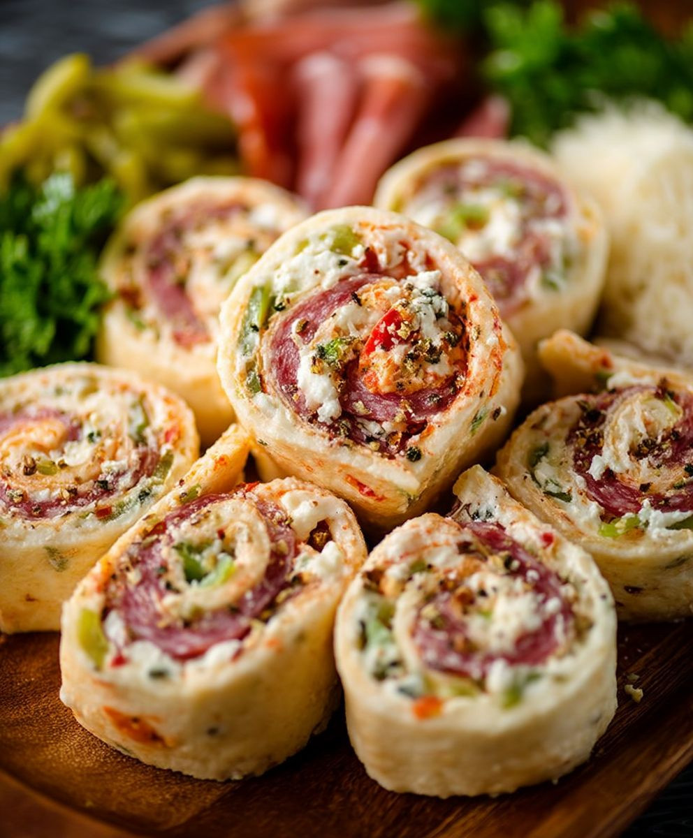 Italian Pinwheel Appetizer