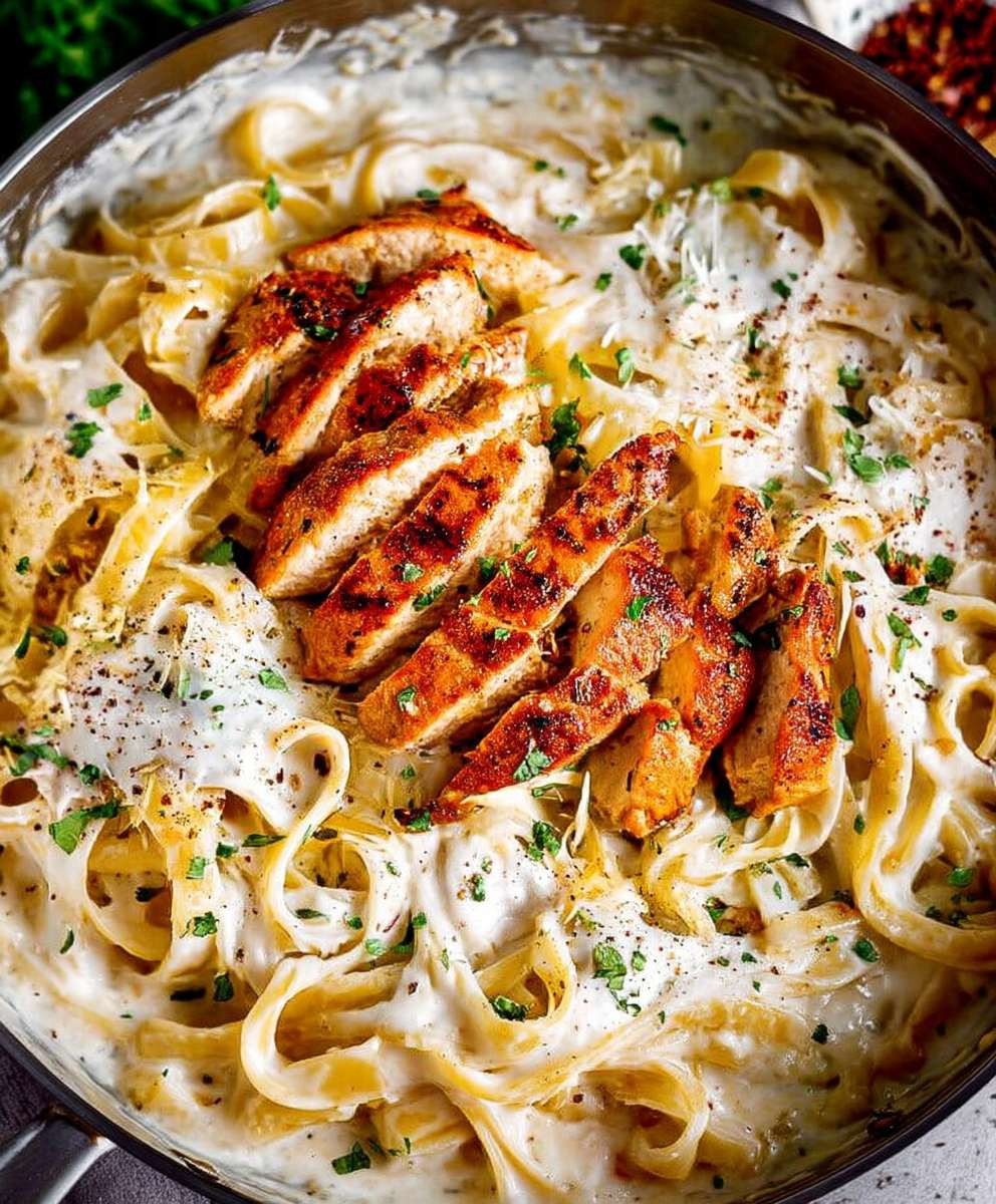 Chicken Fettuccine Alfredo