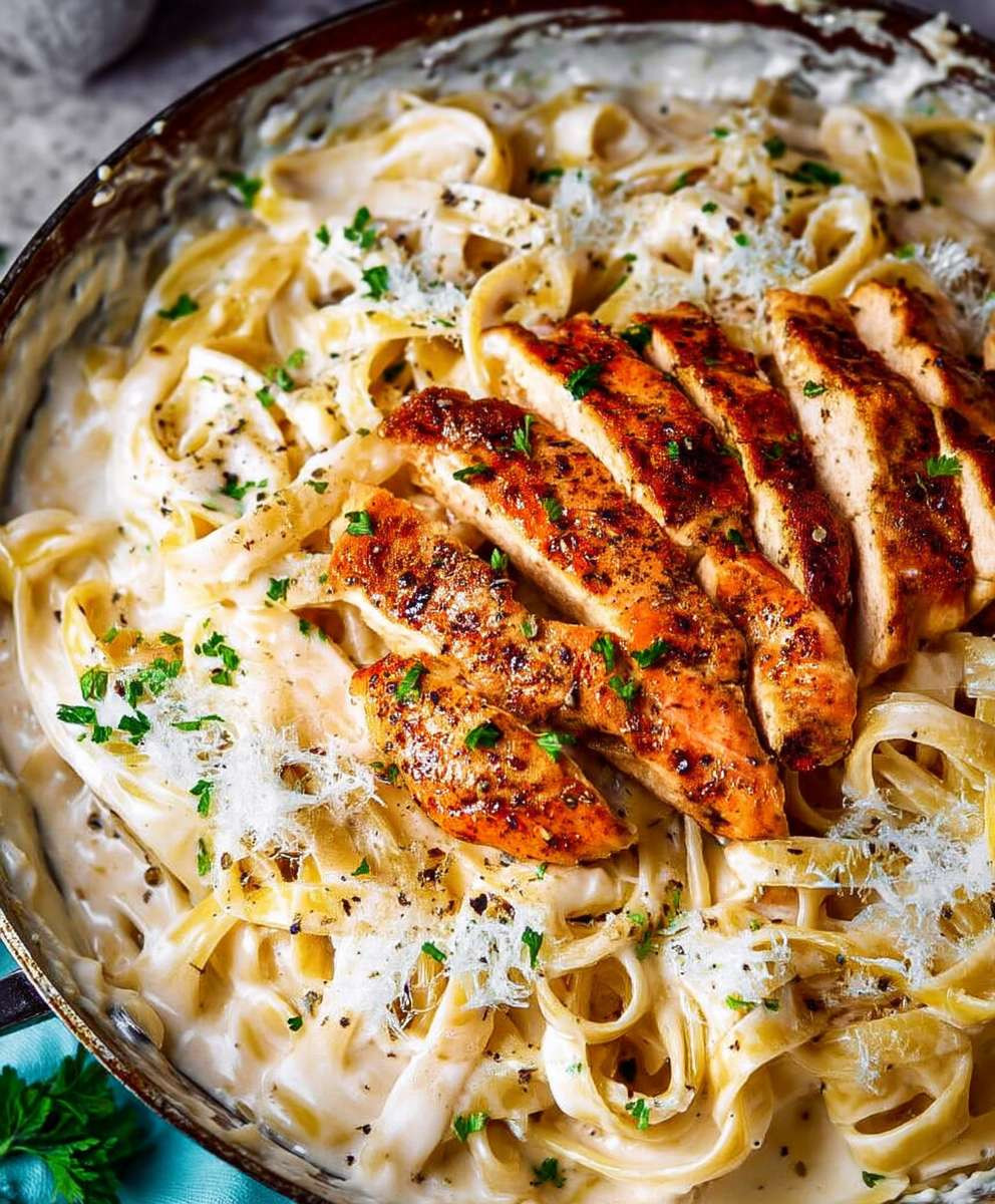 Chicken Fettuccine Alfredo