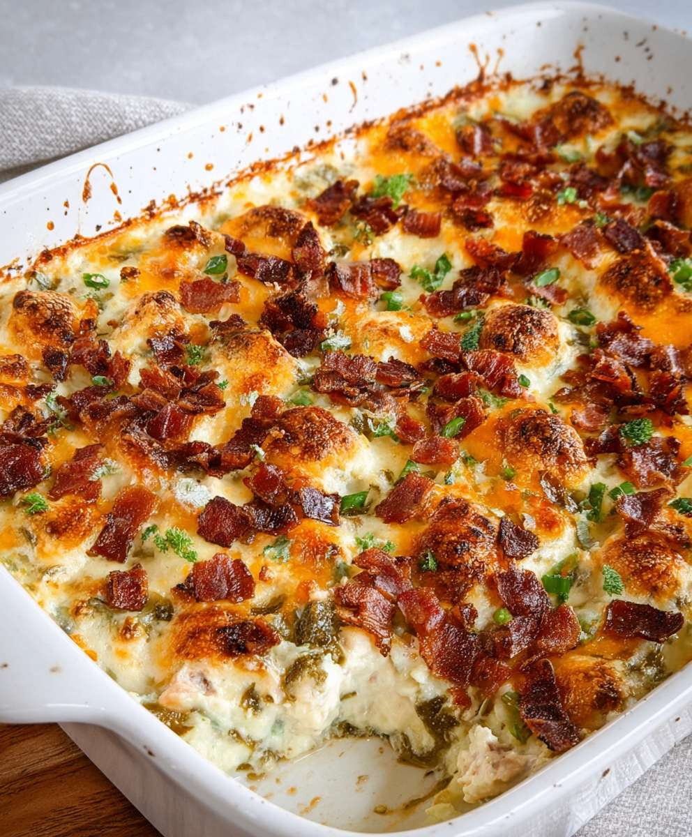 Keto Jalapeno Popper Casserole