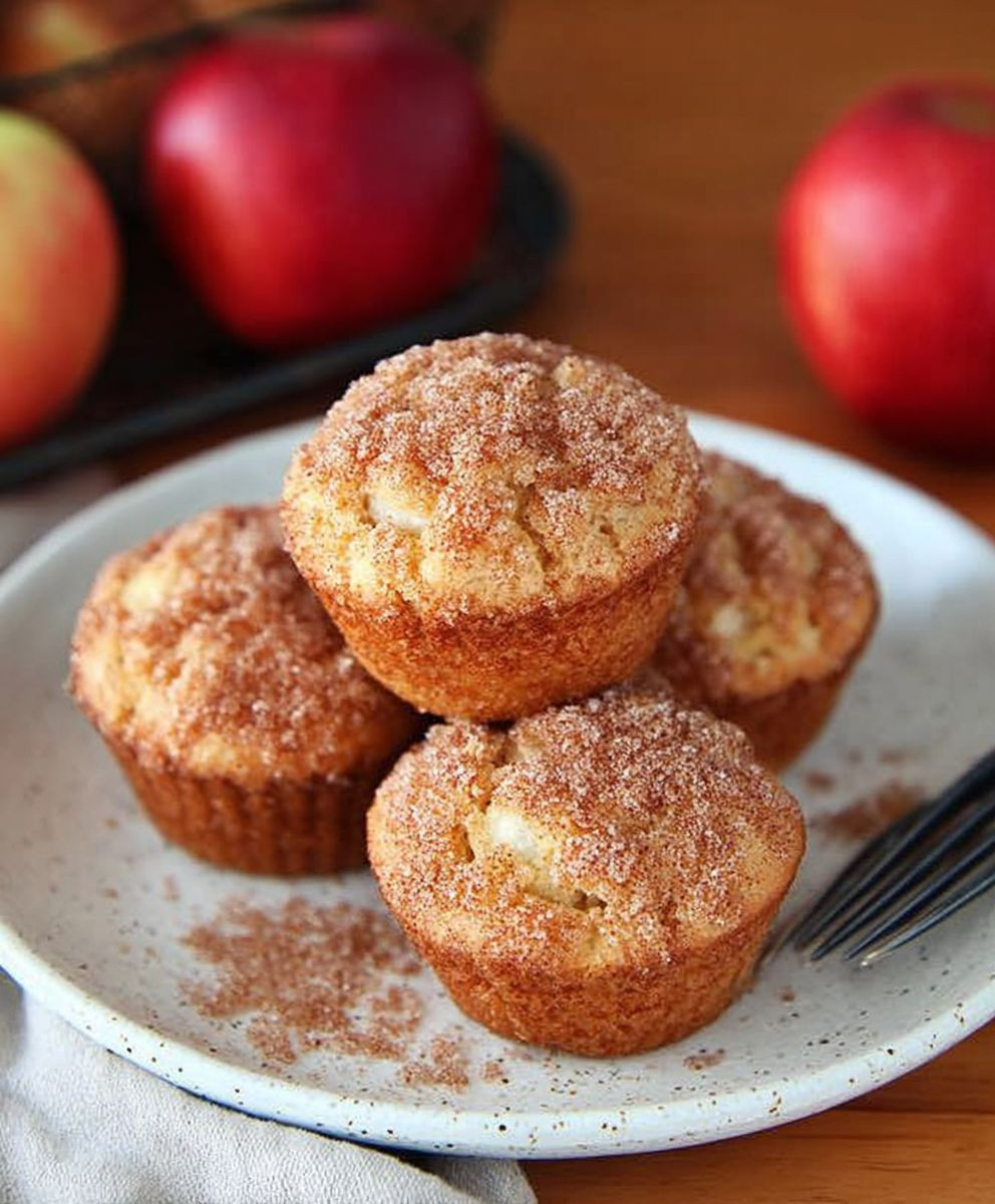 Gluten Free Vegan Apple Muffins