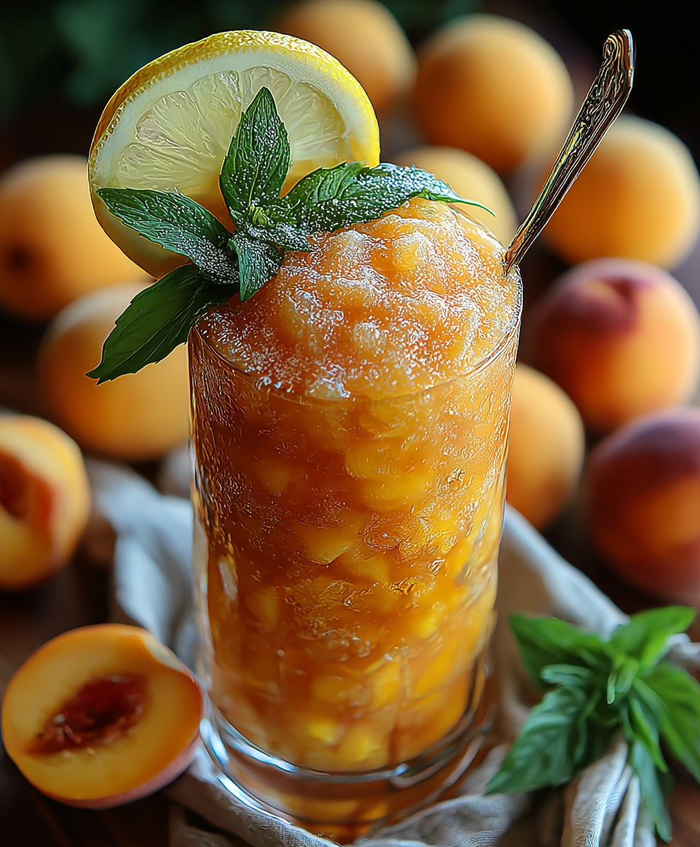Frozen Peach Lemonade
