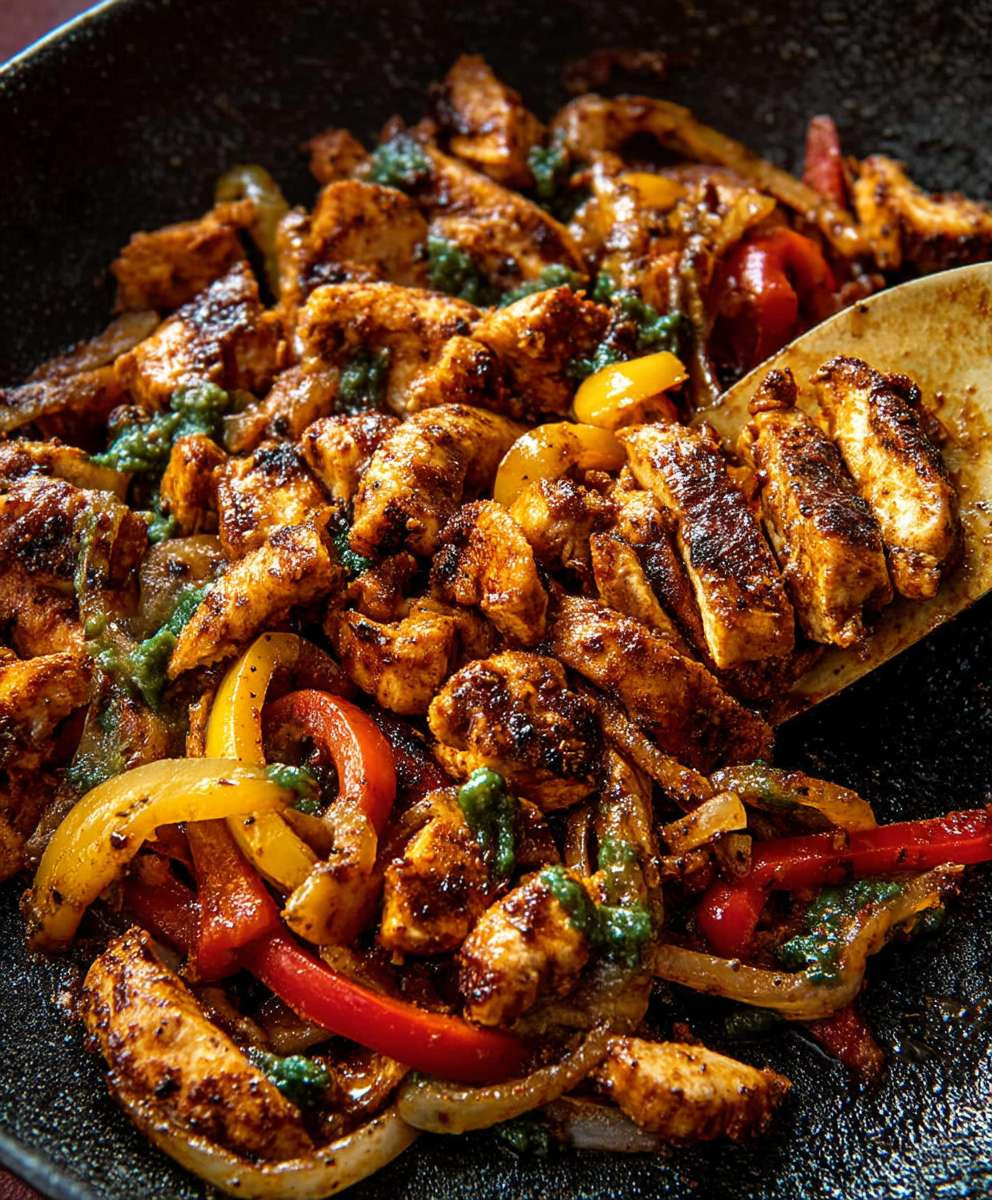 Chicken Fajitas Jalapeno Verde