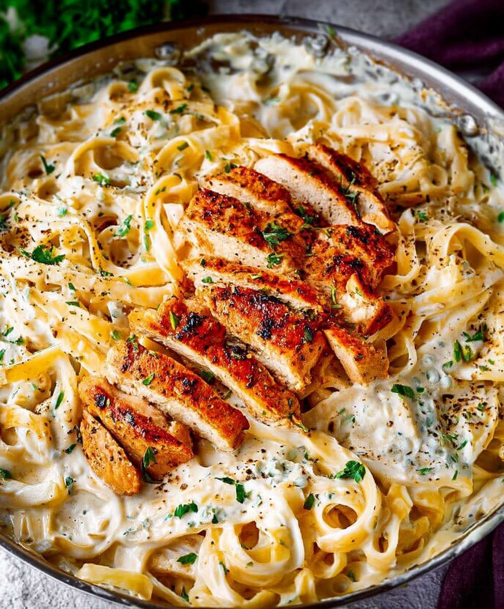 Chicken Fettuccine Alfredo
